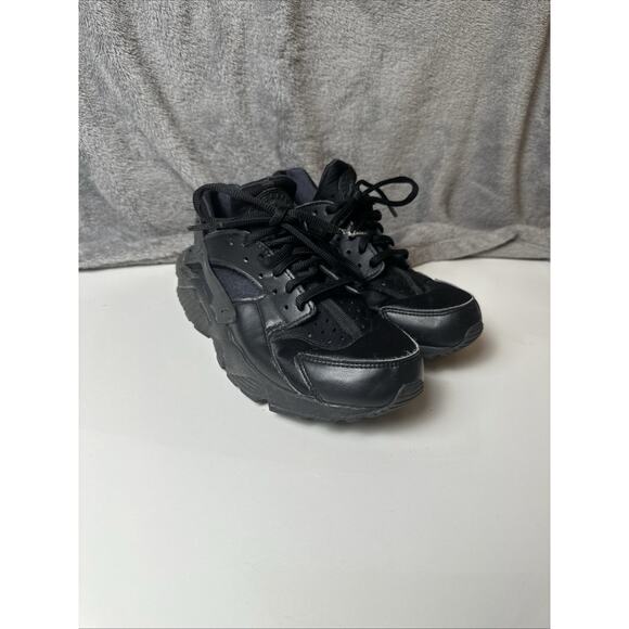 Nike Women's Air Huarache 634835-012 Black Running Shoes Sneakers Size 6.5 - Picture 2 of 16